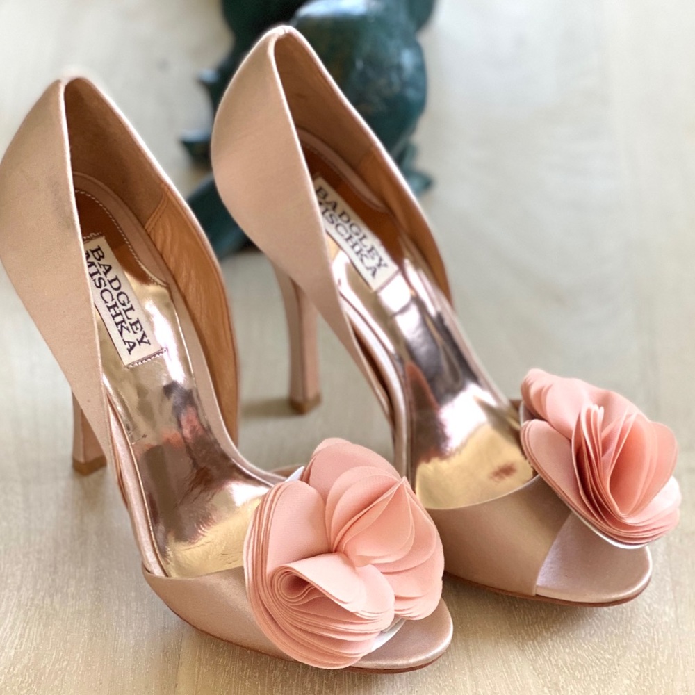 Badgley Mischka Randall D’Orsay Satin Pumps